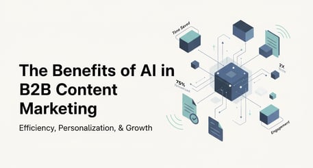 The Benefits of AI in B2B Content Marketing
