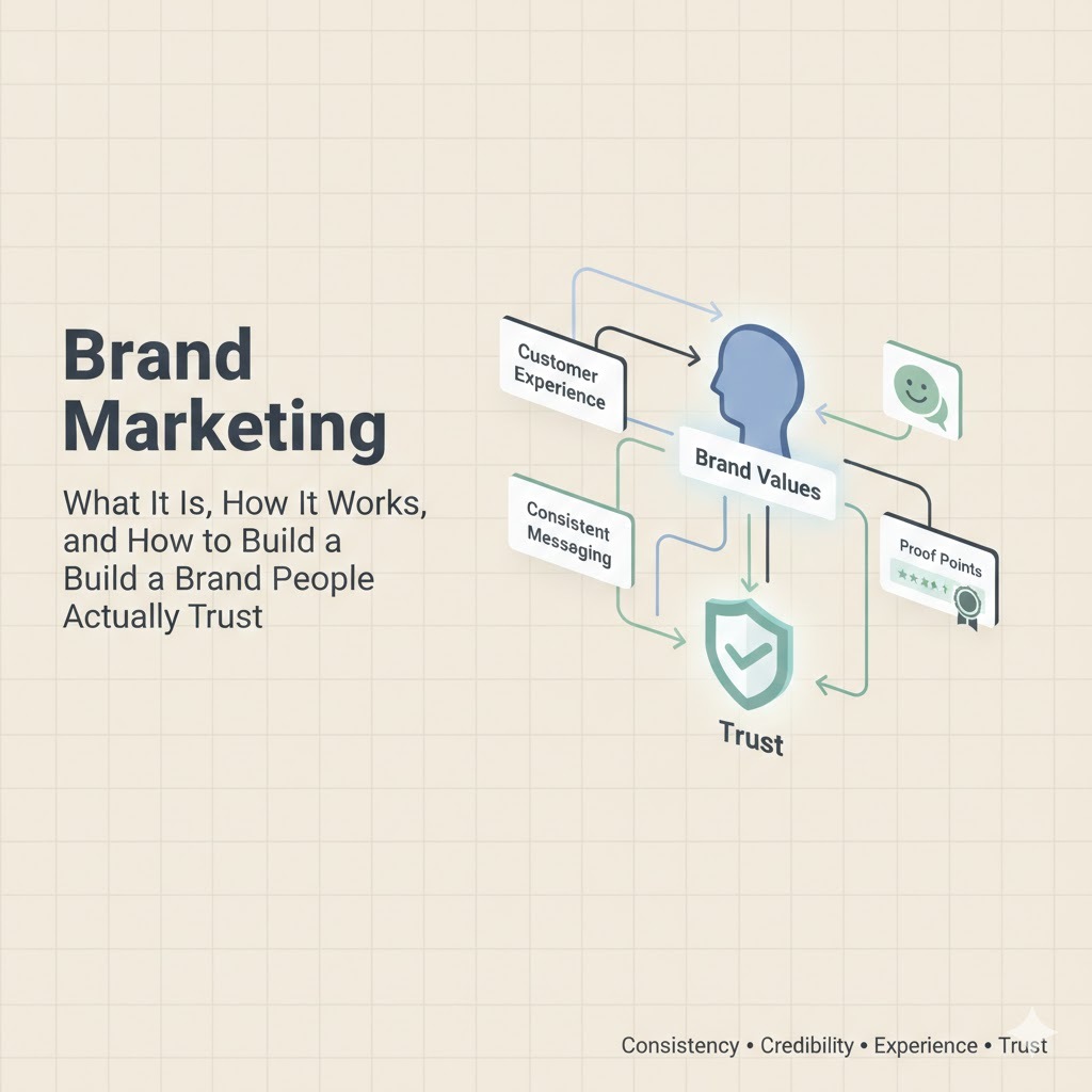 Brand Marketing: What It Is, How It Works, and How&nbsp;to&nbsp;Build&nbsp;a&nbsp;Brand People Actually Trust&nbsp;